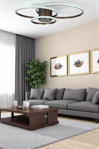 Sole Modern Tasarım Bronz Renk Salon - Mutfak - Hol Beyaz Led 3 Lü Avize Bronz