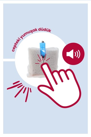 Düdüklü Cepli Sıvama Mama Önlüğü - Smiling Dino Mavi Bebek Önlüğü Açık Mavi