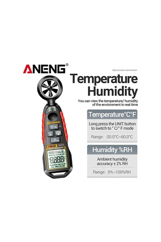 Conventions1 Dijital Anemometre 0.4-30 M/s Rüzgar Hızı Ölçer