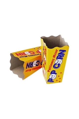 Popcorn Mısır Kutusu Küçük Boy 100 Adet