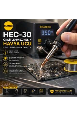 Hec-30 Oksitlenmez Kesik Havya Ucu İle Kusursuz Lehimleme Deneyimi