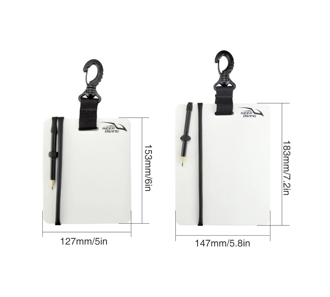 Neevoyu Su Altı Not Alma Tahtası Xzb-920 - Scuba Dalış İçin El Yazısı Kaydedici, Sarı, Küçük Boy 153x127mm Sarı