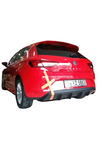 Seat Leon Mk3 5f 2013-2016 Style Uyumlu Custom Arka Tampon Eki
