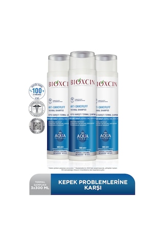 Aqua Thermal Kepeğe Karşı Etkili Şampuan 300 Ml 3 Lü Set