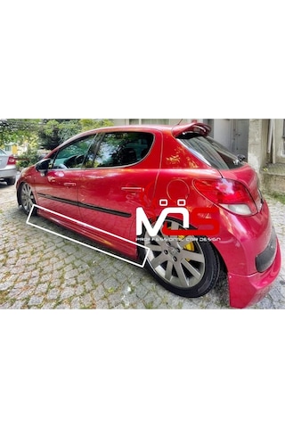 Peugeot 207 R Marşpiyel Sağ Sol Takım Fiberglass Boyasız