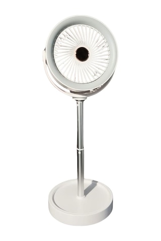 Bigmate Masa Tipi Midi Fan Taşınabilir Şarjlı Kademeli Hız Ve Yükseklik Ayarı Ys2298b