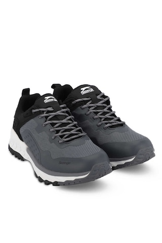 Slazenger Wulcan Su Geçirmez Erkek Outdoor Ayakkabı Koyu Gri Koyu Gri