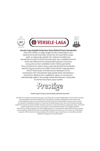 Versele Laga Prestige Muhabbet Yemi 2 x 1 KG