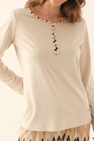 Pierre Cardin 8716 Kadın Pijama Takımı Bej V1 Bej