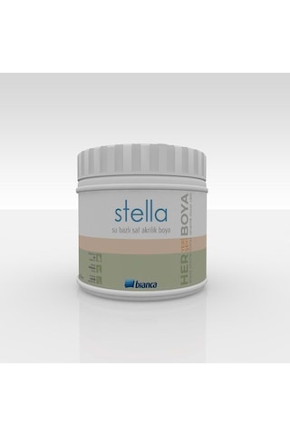 Bianca Stella Su Bazlı Saf Akrilik Boya Kırık Beyaz - 0.5 L