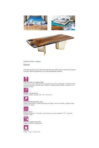 Polisan Epoart Ultra Şeffaf Epoksi Reçine