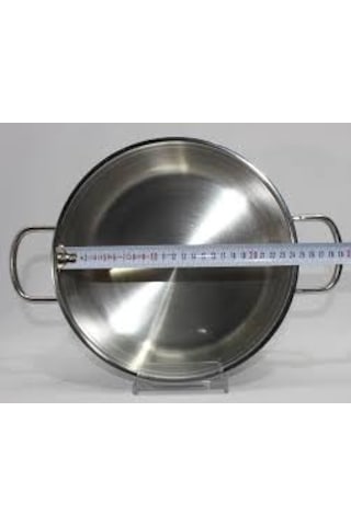 Karaca Granit Teflon Döküm Tencere Sahan Tava Için Cam Kapak 20 Cm Cam Kapak Tenceresiz
