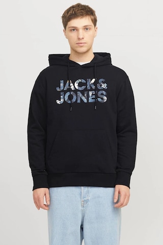 Jack & Jones Erkek Sweat 12268128 Siyah Siyah
