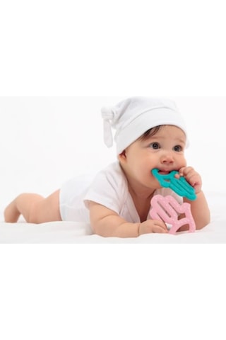 OiOi Annenin Eli Diş Kaşıyıcı - Aqua Green Yeşil