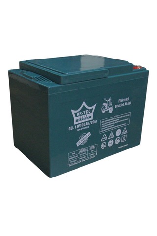 Ortec Plus 12v 100ah Elektrikli Motosiklet Aküsü 2024 Üretim