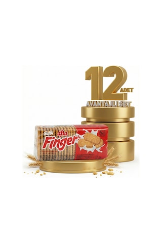 Afia Sütlü Finger Bisküvi 12x140 Gr