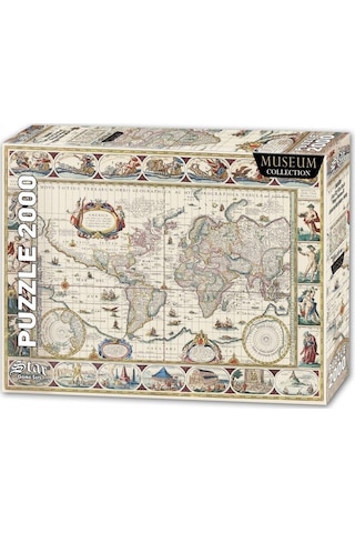 Star Puzzle 2000 Parçalık Dünya Haritası II Puzzle/Yapboz - Joan