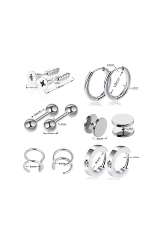 Novahub Altın Birleştirme Seti Paslanmaz Çelik Titanyum Çelik Küpe Küpe Küpe Kulak Tokası Takı Altın Altın