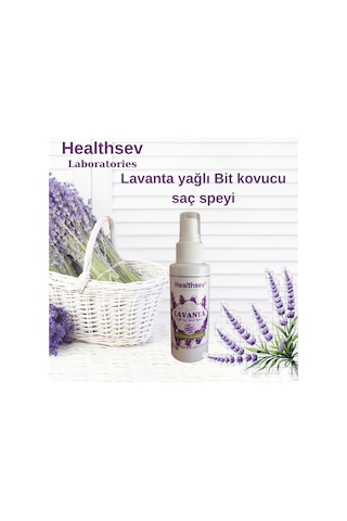 Healthsev Lavanta Yağlı Bit Kovucu Saç Bakım Spreyi 100 ML