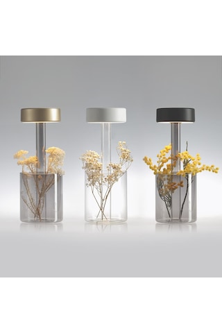 Özcan Aydınlatma 3018-03 Vase Masa Lambası Sarı Sarı