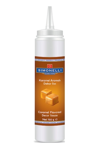 Simonelli Karamel Aromalı Dekor Sos 750 G