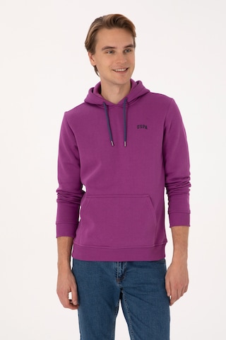 U.s. Polo Assn. Erkek Menekşe Sweatshirt 50295176-vr037 Menekse