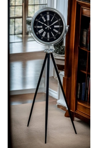 Majestic Krom Tripod Ayaklı Saat Çok Renkli
