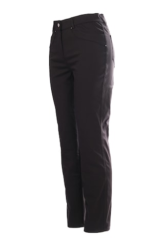 Seleste Minimalist Yüksek Bel Kadın Pantolon - Regular Fit - Günlük & Ofis Siyah