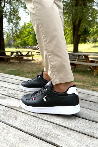 Erkek Sneakers Günlük Spor Ayakkabı Siyah - Beyaz-sıyah-beyaz Beyaz - Siyah