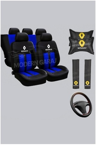 Renault R-12 Toros Oto Koltuk Kılıfı Boyun Yastığı Kemer Konforu