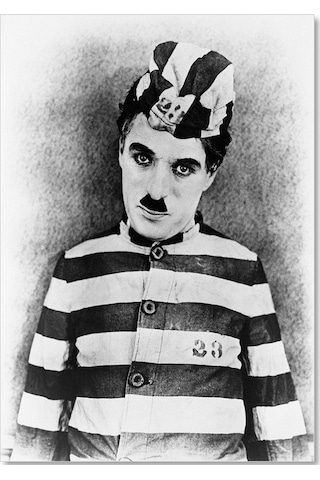 Cakasepetim Charlie Chaplin The Adventurer Kısa Filminin Ahşap Mdf Tablo