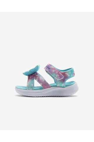 Skechers Jumpsters Sandal - Butterfly Brıtes Küçük Kız Çocuk Mavi Işıklı Sandalet 303109n Aqmt Mavi