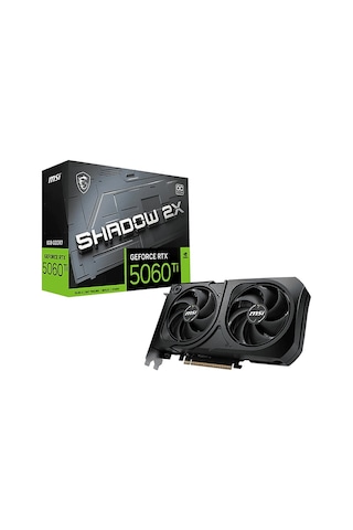 Msı 8g Shadow 2x Oc Plus Gddr7 128 Bit Dlss 4 Geforce Rtx 5060 Ti 8 Gb Ekran Kartı