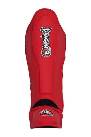 Dragondo 40721-p Kaval Ayak Koruyucu 0825 Kırmızı Kick Boks Kaval Koruyucu Kırmıızı