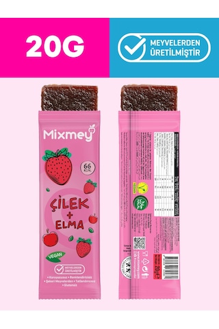 Mixmey Tropik Meyve Bar Serisi 10 Adet | Atıştırmalıklar – Vegan, Glutensiz (20GR X 10 ADET)