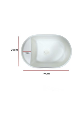 Shuıvan Karavan & Tekne Evye Oval Lavabo 40x26cm - Fiber-1908