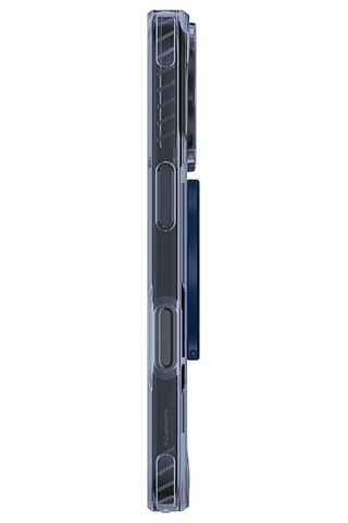 Apple Uyumlu iPhone 17 Pro Max Kılıf M-safe Şarj Özellikli Yüzük Standlı Amazingthing Titan Pro Serisi Kapak Mavi Mavi