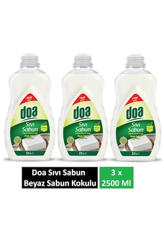 Doa Sıvı Sabun Beyaz Sabun Kukokulu 2.5 Lt X 3 Adet