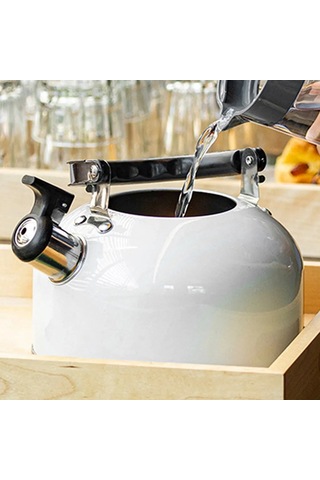 3l Boynuzlu Su Isıtıcısı, Espresso Makinesi, Kamp Su Isıtıcısı, Fısıltılı Su Isıtıcısı, Elektrikli Su Isıtıcısı, Kaynar Çaydanlık Beyaz Diğer