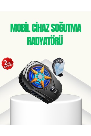 Telefon Askısı Oyunlar İçin Güçlü Telefon Soğutucu Fan Dijital Ekranlı