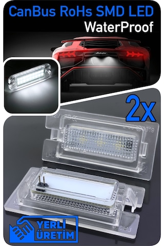 Bmw 3 Serisi E46 Cabrio 2000-2003 Canbus Led Plaka Aydınlatma Ledi Lambası Led Edition