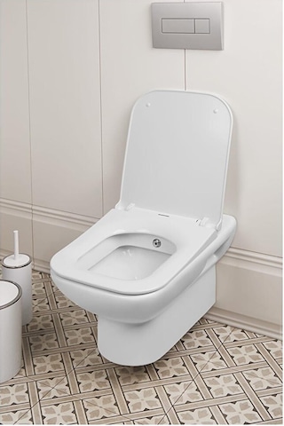 Housera Duroplast Slim Klozet Kapağı Beyaz