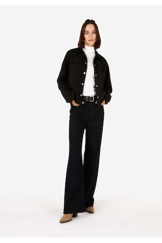 Colin's Colins Regular Fit Shirt Neck Kadın Siyah Uzun Kol Gömlek Cl1071156 Q1.v1 Blk Siyah