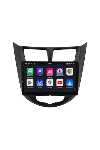Otolas Hyundai Accent Blue Android Multimedya Ekran 2016-2024 4 Gb + 64 Gb 9"