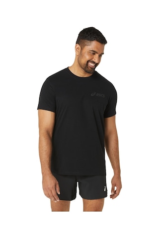 Asics ASICS CHEST LOGO SS TEE Siyah Erkek Kısa Kollu Tshirt 2031E659-001