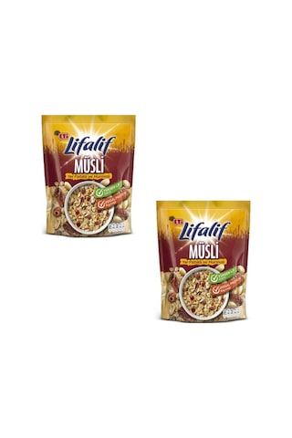 Eti Lifalif Yer Fıstıklı ve Hurmalı Müsli 2 x 350 G