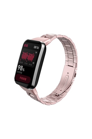 Xiaomi Mi Band 7 Pro Krd-04 Metal Kordon-pembe