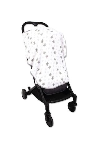 Sevi Bebe 488 Çok Fonksiyonlu Organik Müslin Örtü 95 X 85 Cm Gri