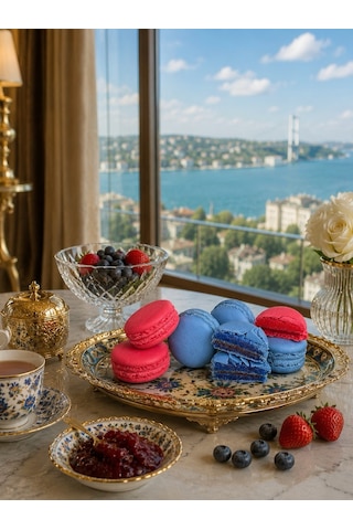 La Marmelato El Yapımı Fransız Makaronu 36'lı Premium Hediye Kutusu Seti No 6