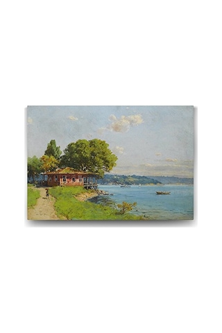 Hoca Ali Rıza - İstanbul Tablosu - 60x40cm